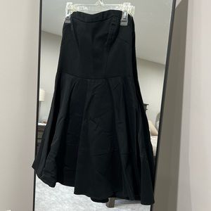 Express: Size 4, Black Strapless Dress